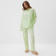 Пижама женская (рубашка, брюки) KAFTAN Lime series, размер 48-50
