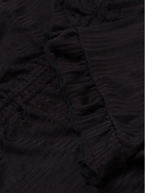 Пижама женская (футболка, шорты) KAFTAN Black, размер 44-46
