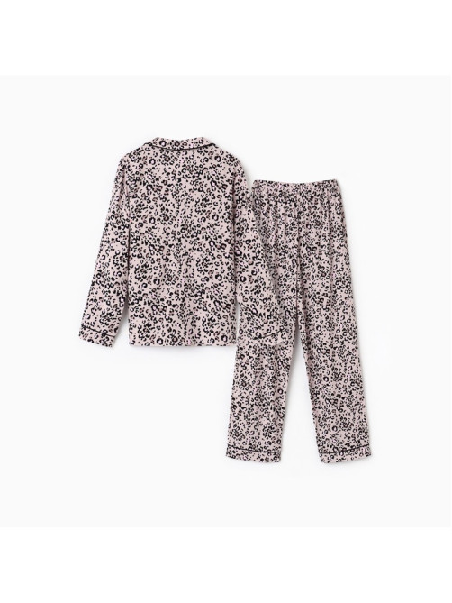 Пижама женская (рубашка, брюки) KAFTAN Leo, размер 44-46, розовая