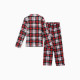 Пижама детская новогодняя (рубашка, брюки) KAFTAN Christmas time, размер 34 (122-128 см), бело-красная