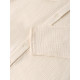 Пижама для девочки (рубашка, брюки) KAFTAN «Муслин», цвет молочный, размер 36 (134-140 см)