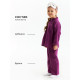 Пижама для девочки (рубашка, брюки) KAFTAN «Муслин», фиолетовая, размер 36 (134-140 см)