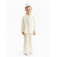 Пижама для девочки (рубашка, брюки) KAFTAN «Муслин», цвет молочный, размер 34 (122-128 см)