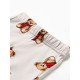 Пижама для девочки (рубашка, брюки) KAFTAN «Мишка в шарфе» размер 34 (122-128 см)