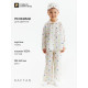 Пижама для девочки (рубашка, брюки) KAFTAN «Муслин», белая, размер 32 (110-116 см)