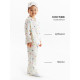 Пижама для девочки (рубашка, брюки) KAFTAN «Муслин», белая, размер 30 (98-104 см)
