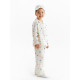 Пижама для девочки (рубашка, брюки) KAFTAN «Муслин», белая, размер 30 (98-104 см)