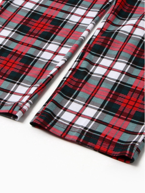 Пижама детская новогодняя (рубашка, брюки) KAFTAN Christmas time, размер 32 (110-116 см), бело-красная
