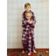 Пижама детская новогодняя (рубашка, брюки) KAFTAN Christmas time, размер 34 (122-128 см), бело-красная