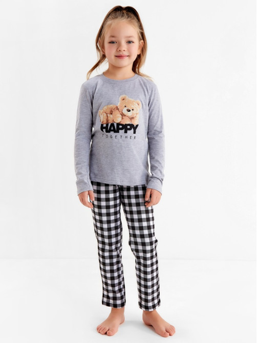 Пижама новогодняя детская KAFTAN Happy together размер 32 (110-116 см)