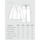 Пижама для девочки (рубашка, брюки) KAFTAN «Муслин», цвет молочный, размер 36 (134-140 см)
