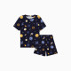 Пижама для мальчика (футболка и шорты) KAFTAN: Space, тёмно-синяя, размер 28 (86-92 см)