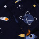 Пижама для мальчика (футболка и шорты) KAFTAN: Space, тёмно-синяя, размер 28 (86-92 см)