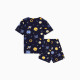 Пижама для мальчика (футболка и шорты) KAFTAN: Space, тёмно-синяя, размер 28 (86-92 см)
