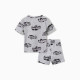Пижама детская (футболка и шорты) KAFTAN Cars, серая, размер 28 (86-92 см)