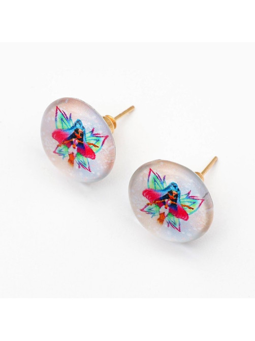 Серьги гвоздики Kawaii 1.5×1.5 см