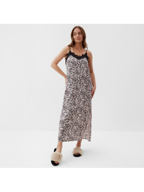 Сорочка ночная женская KAFTAN Leo, размер 40-42, розовая