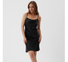 Сорочка ночная женская KAFTAN Black series, размер 40-42, чёрная