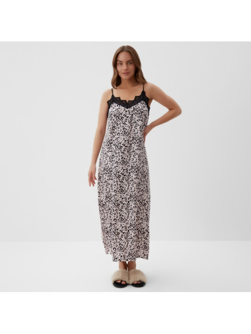 Сорочка ночная женская KAFTAN Leo, размер 44-46, розовая
