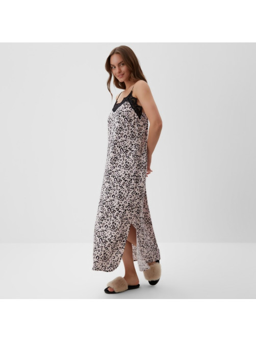Сорочка ночная женская KAFTAN Leo, размер 40-42, розовая