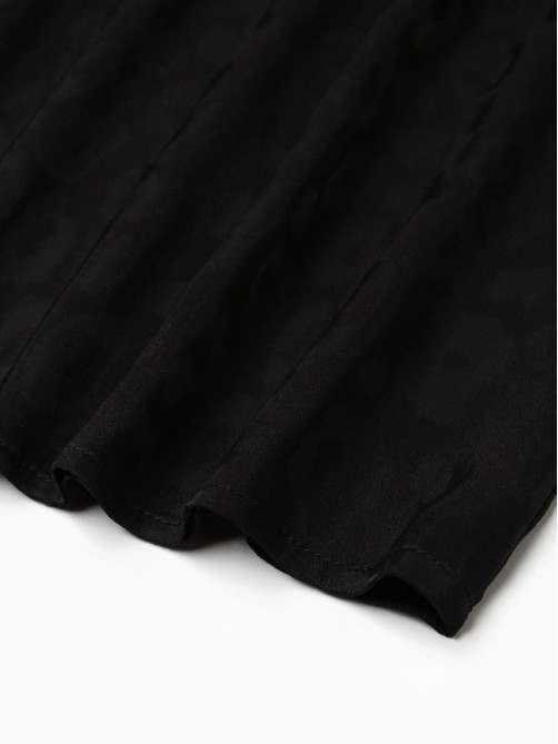 Сорочка ночная женская KAFTAN Leo black collection, размер 52-54, чёрная