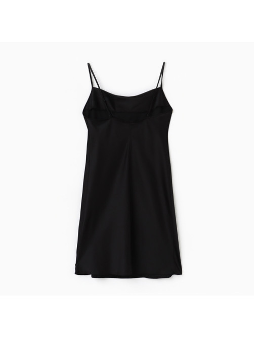 Сорочка ночная женская KAFTAN Black series, размер 40-42, чёрная