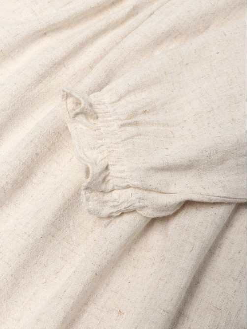 Платье для девочки «Крошка Я» Linen, рост 92-98 см, бежевое