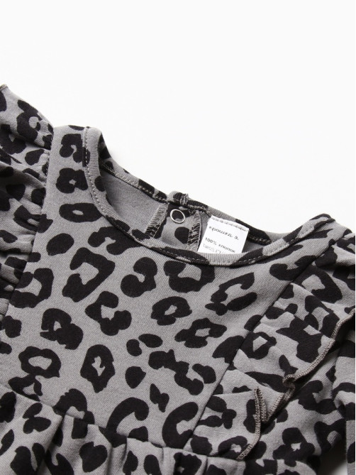 Платье для девочки «Крошка Я» Trendy grey, рост 80-86 см