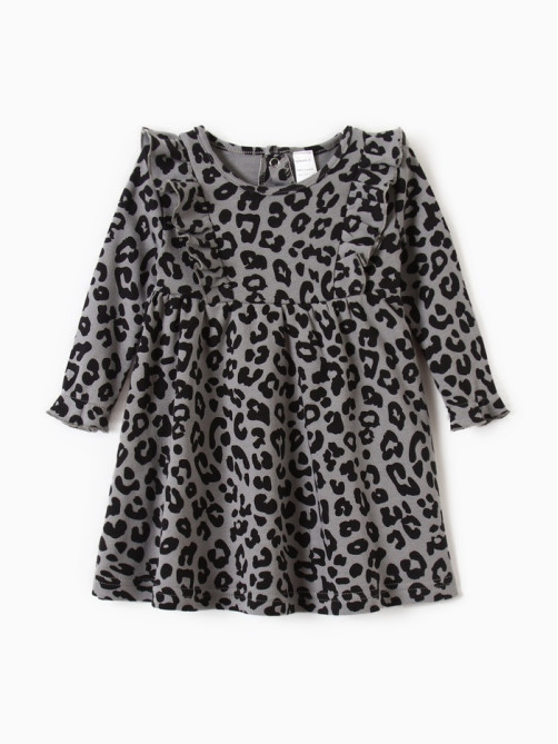 Платье для девочки «Крошка Я» Trendy grey, рост 86-92 см
