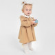 Платье для девочки с воротничком «Крошка Я. Муслин», рост 92-98 см, бежевое
