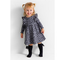 Платье для девочки «Крошка Я» Trendy grey, рост 62-68 см
