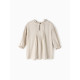 Платье для девочки «Крошка Я» Linen, рост 80-86 см, бежевое