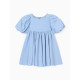 Платье нарядное для девочки MINAKU: Party Dress, голубое, рост 98-104 см