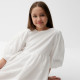 Платье для девочки MINAKU: Cotton collection, белое, рост 98-104 см