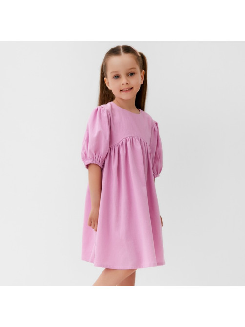 Платье для девочки KAFTAN: Summer cotton, розовое, рост 86-92 см