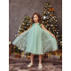 Платье нарядное для девочки MINAKU: PartyDress, цвет мятный, рост 116-122 см