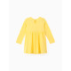 Платье для девочки KAFTAN «Балерина» с длинным рукавом, жёлтое, рост 92-98 см