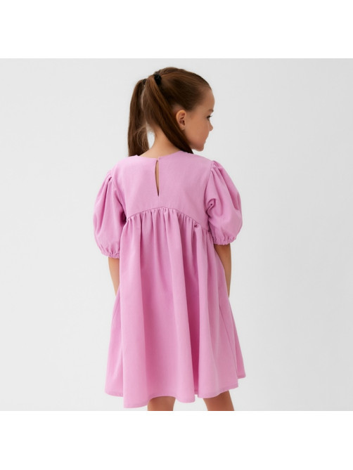 Платье для девочки KAFTAN: Summer cotton, розовое, рост 110-116 см