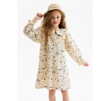 Платье для девочки KAFTAN, бежевое, рост 100 см