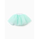 Платье нарядное для девочки MINAKU: Party Dress с бантом, голубое, рост 98-104 см