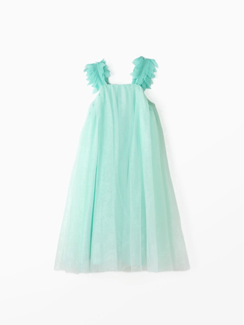 Платье нарядное для девочки MINAKU: PartyDress, цвет мятный, рост 134-140 см
