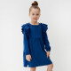 Платье для девочки KAFTAN: Blueberry, синее, рост 86-92 см