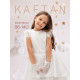 Платье нарядное для девочки KAFTAN с перьями, белое, рост 86-92 см