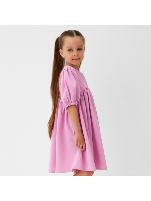 Платье для девочки KAFTAN: Summer cotton, розовое, рост 122-128 см