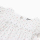 Платье для девочки MINAKU: Cotton collection в горошек, белое, рост 122-128 см