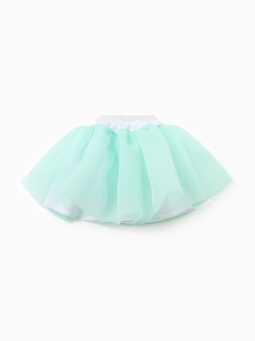 Платье нарядное для девочки MINAKU: Party Dress с бантом, голубое, рост 104-110 см
