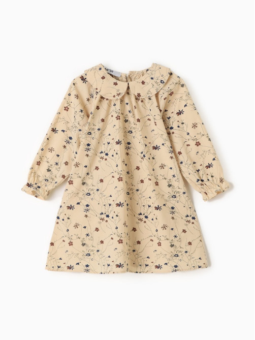Платье для девочки KAFTAN, бежевое, рост 100 см