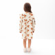 Платье с рюшами для девочки KAFTAN «Мишки», бежевое, рост 86-92 см