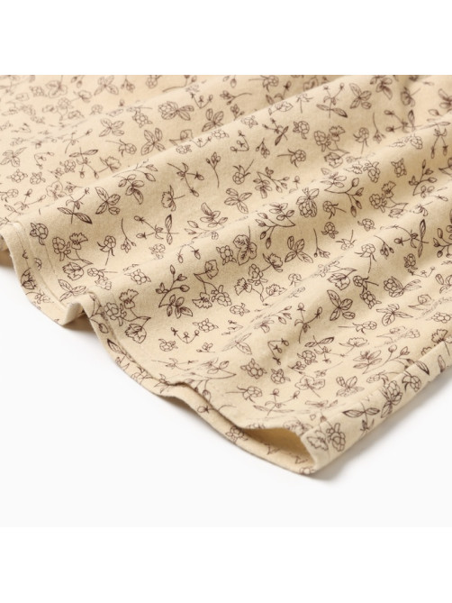 Платье для девочки MINAKU: Cotton collection, бежевое, рост 110-116 см