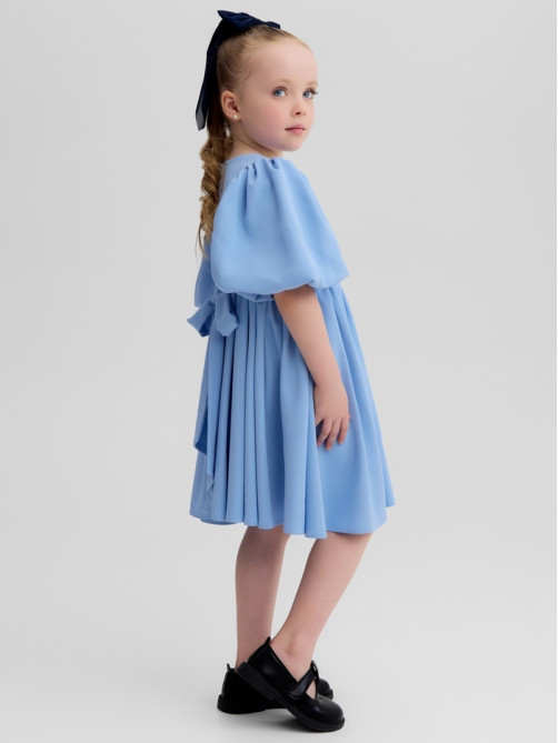 Платье нарядное для девочки MINAKU: Party Dress, голубое, рост 92-98 см
